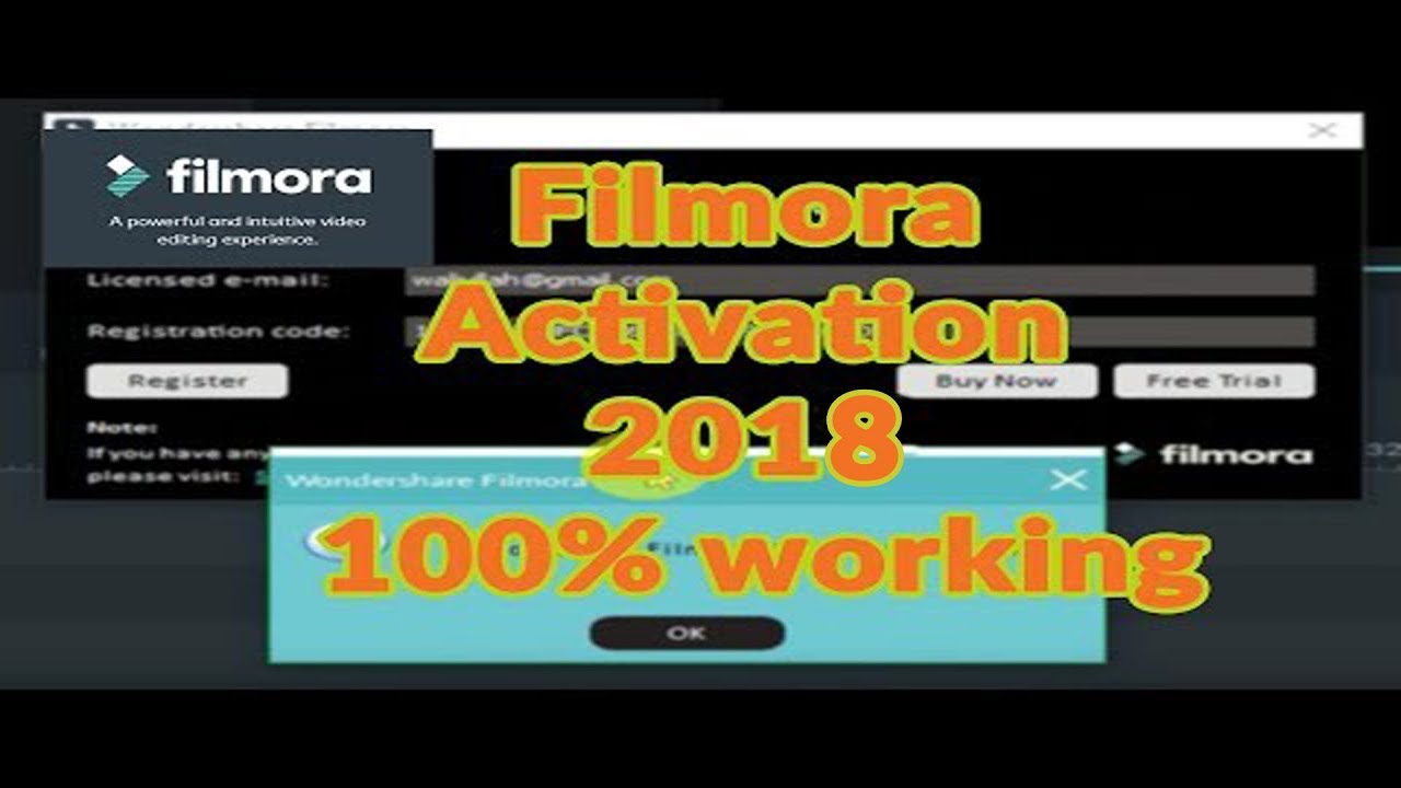 filmora free account codes 2019